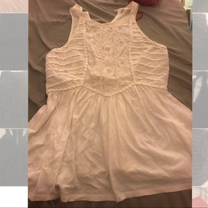 meadow rue anthropologie white tank M